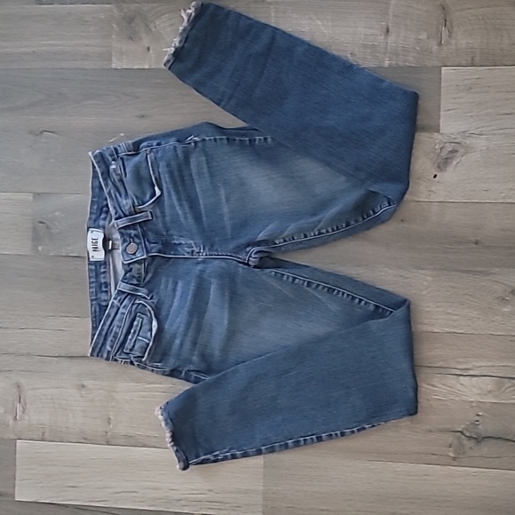 PAIGE Denim Jeans Size 26 Verdugo Ankle Distressed Hem - Picture 3 of 6